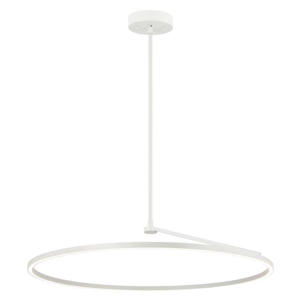 D40" "THE TRUNDLE" WHITE CHANDELIER