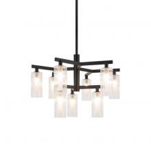 Matteo Lighting C60809BK - Kristof Black Chandelier