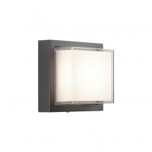 Matteo Lighting S11441GY - 1LT "Shadowbox" Ø6.3" Grey Sconce