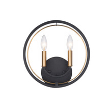  W78602BK - Odyssey Wall Sconce