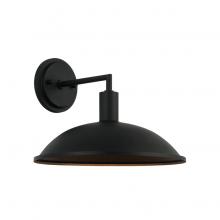 Matteo Lighting W81911MB - 1 LT D12" "Farmley" Matte Black Wall Sconce