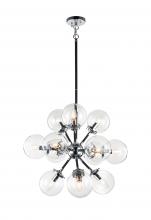 Matteo Lighting C62812CHCL - Soleil Chrome Chandelier