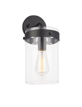 Matteo Lighting W78401BK - Zale Black Wall Sconce