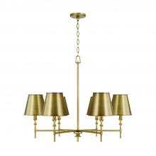 Capital 449761AD-707 - 6 Light Chandelier