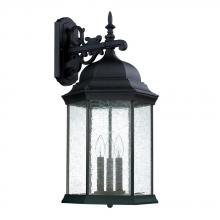 Capital Canada 9838BK - 3 Light Outdoor Wall Lantern