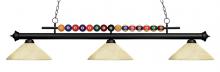 z-Lite 170MB-AGM14 - 3 Light Billiard