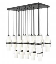  1946P-17L-MB - 17 Light Linear Chandelier