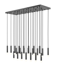 z-Lite 1956P-23L-MB - 23 Light Linear Chandelier