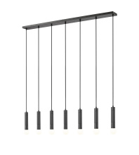 z-Lite 1956P-7L-MB - 7 Light Linear Chandelier