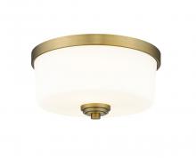  220F2-HBR - 2 Light Flush Mount