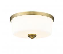  220F3-HBR - 3 Light Flush Mount