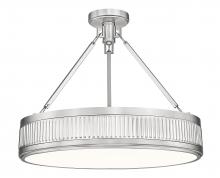 z-Lite 3046SF22-SN-LED - 3 Light Semi Flush Mount