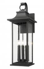  5017XL-BK - 6 Light Outdoor Wall Light