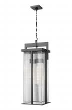 z-Lite 5031CHXL-BK - 3 Light Outdoor Chain Mount Ceiling Fixture