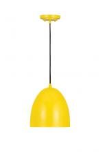 z-Lite 6012P9-YEL - 1 Light Pendant