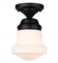 z-Lite 735F1-MB - 1 Light Flush Mount