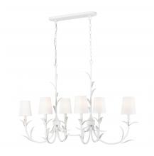 z-Lite 830-44L-TXWH - 6 Light Linear Chandelier