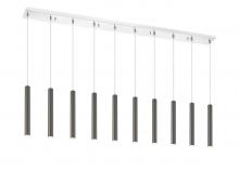 z-Lite 917MP12PBL-LED-10LCH - 10 Light Linear Chandelier