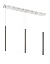 z-Lite 917MP24-PBL-LED-3LBN - 3 Light Linear Chandelier