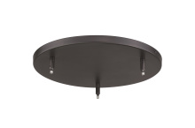 z-Lite CP1803-BRZ - 3 Light Ceiling Plate