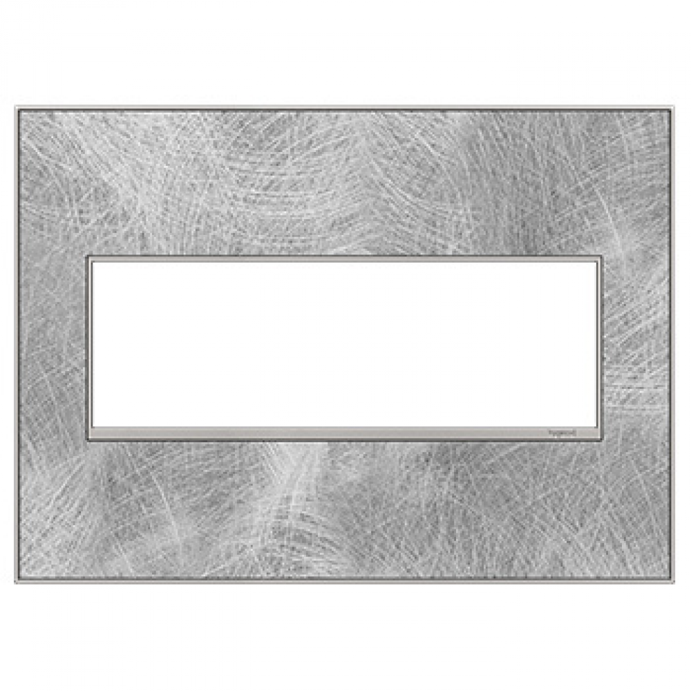 Spiraled Stainless, 3-Gang Wall Plate