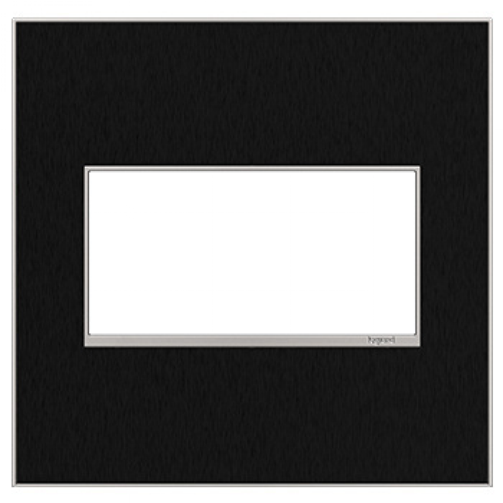Black Stainless, 2-Gang Wall Plate