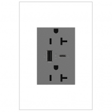  ARTRUSB206ACM4 - 3mod combo USB type A/C 6A, 20A Receptacles