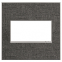 Legrand Canada AWM2GSL4 - Slate Linen, 2-Gang Wall Plate