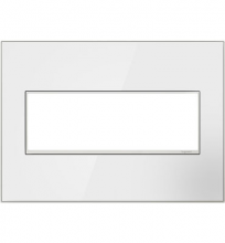Legrand Canada AWM3GMWW4 - Mirror White-on-White,  3-Gang Wall Plate