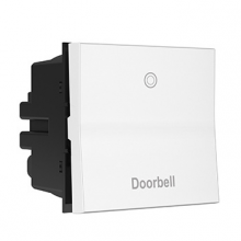 Legrand Canada ASPD1532WEDRBL - adorne? 15A Paddle? Switch, Engraved - Doorbell, White