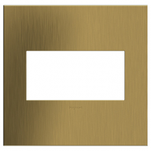  AWC2GBSB4 - Brushed Satin Brass, 2-Gang  Wall Plate