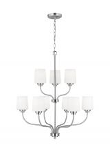 Generation Lighting  3102809-962 - Windom Nine Light Chandelier