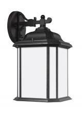 Generation Lighting  84531EN3-746 - Kent traditional 1-light LED outdoor exterior large wall lantern sconce in oxford bronze finish with