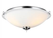 Generation Lighting  MC247BS - 3 - Light LED Light Kit in Brushed Steel with Matte Opal Glass