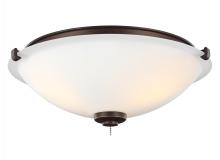 Generation Lighting  MC247RB - 3 - Light LED Light Kit in Roman Bronze with Matte Opal Glass