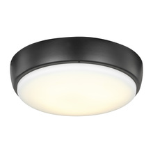 Generation Lighting  MC264BK - 7" LED Light Kit in Matte Black with Frosted Acrylic Shade