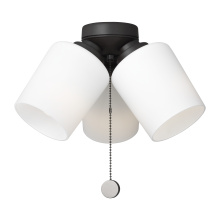 Generation Lighting  MC268BZ - Windom Light Kit in Bronze with Etched White Glass