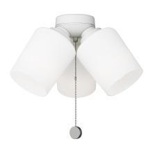 Generation Lighting  MC268RZW - Windom Light Kit in Matte White with Opal Etched Glass