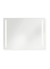 Generation Lighting  MRIL1402 - Lustro Rectangle Mirror 48x36