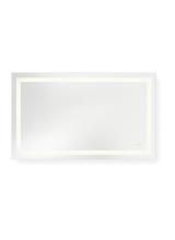 Generation Lighting  MRIL1413 - Mera Rectangle Mirror 60x36