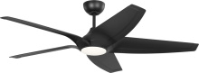 Generation Lighting  5DLWCSM56MBKD - Dellwood Coastal Smart 56 Led Ceiling Fan