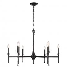  3509-9 BLK - Landon 9 Light Chandelier in Matte Black