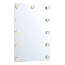 Golden 8195-24M WHT-B - Yep by Golden Lighting Starlight Integrated LED 24in Mirror with Rose Diffusers