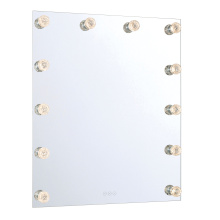 Golden 8195-30M WHT-B - Yep by Golden Lighting Starlight Integrated LED 30in Mirror with Rose Diffusers
