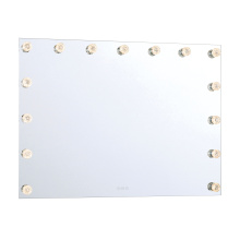 Golden 8195-48M WHT-B - Yep by Golden Lighting Starlight Integrated LED 48in Mirror with Rose Diffusers