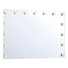 Golden 8195-48M WHT-A - Yep by Golden Lighting Starlight Integrated LED 48in Mirror with Globe Diffusers
