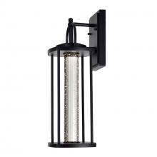 CWI Lighting 0407W7-1-101-A - Greenwood LED Outdoor Black Wall Lantern