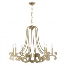  1-6097-8-127 - Lombard 8-Light Chandelier in Noble Brass