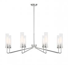 Savoy House Canada 1-8860-8-109 - Baker 8-Light Chandelier in Polished Nickel
