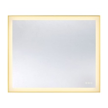 Savoy House Canada 2-1233-30X36 - Paulding LED Rectangle Frontlit Mirror with Gold Frame